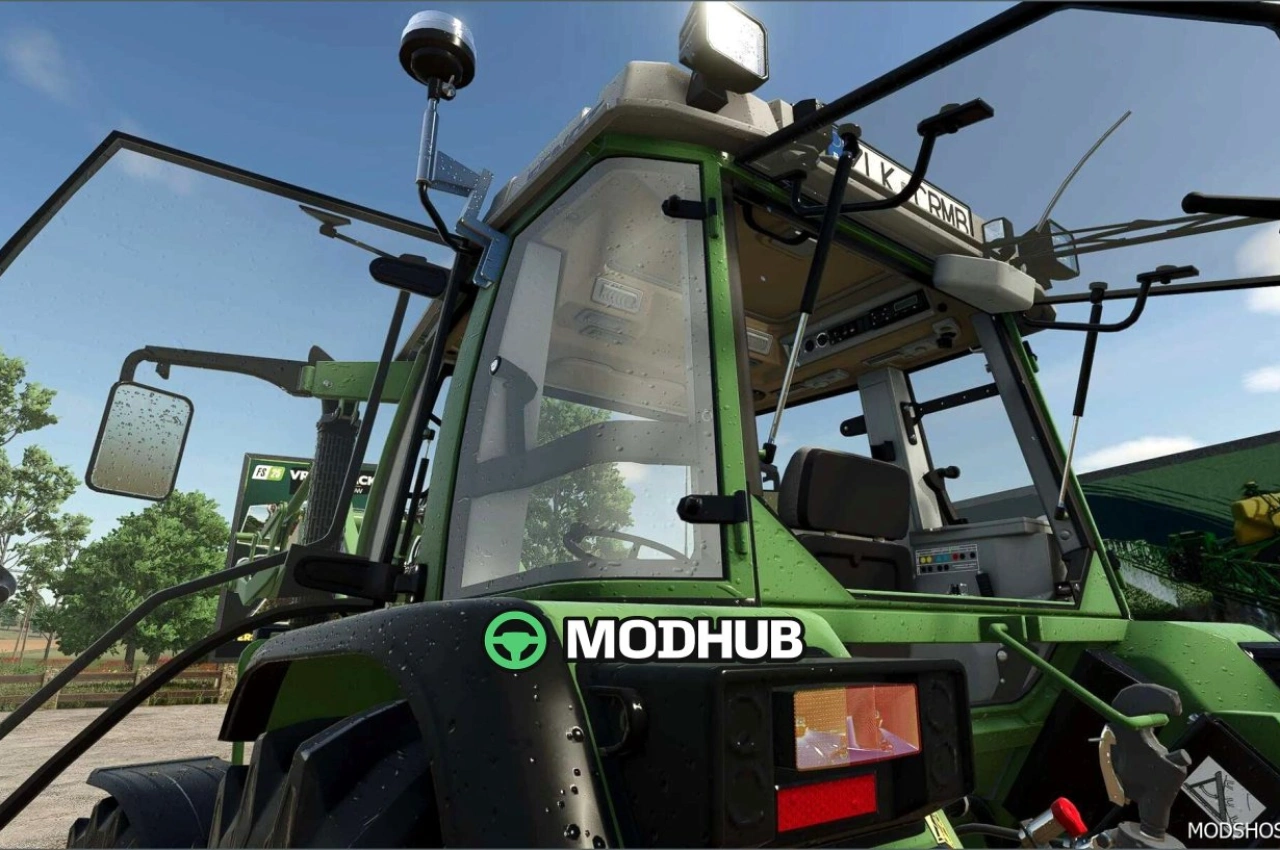 Трактор Fendt 380 GTA Realistic Edition для Farming Simulator 25
