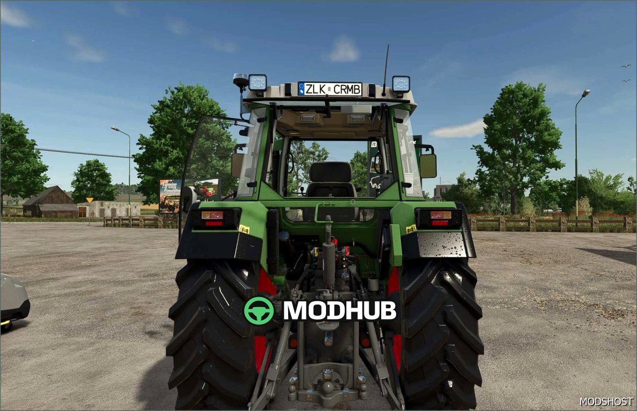 Трактор Fendt 380 GTA Realistic Edition для Farming Simulator 25