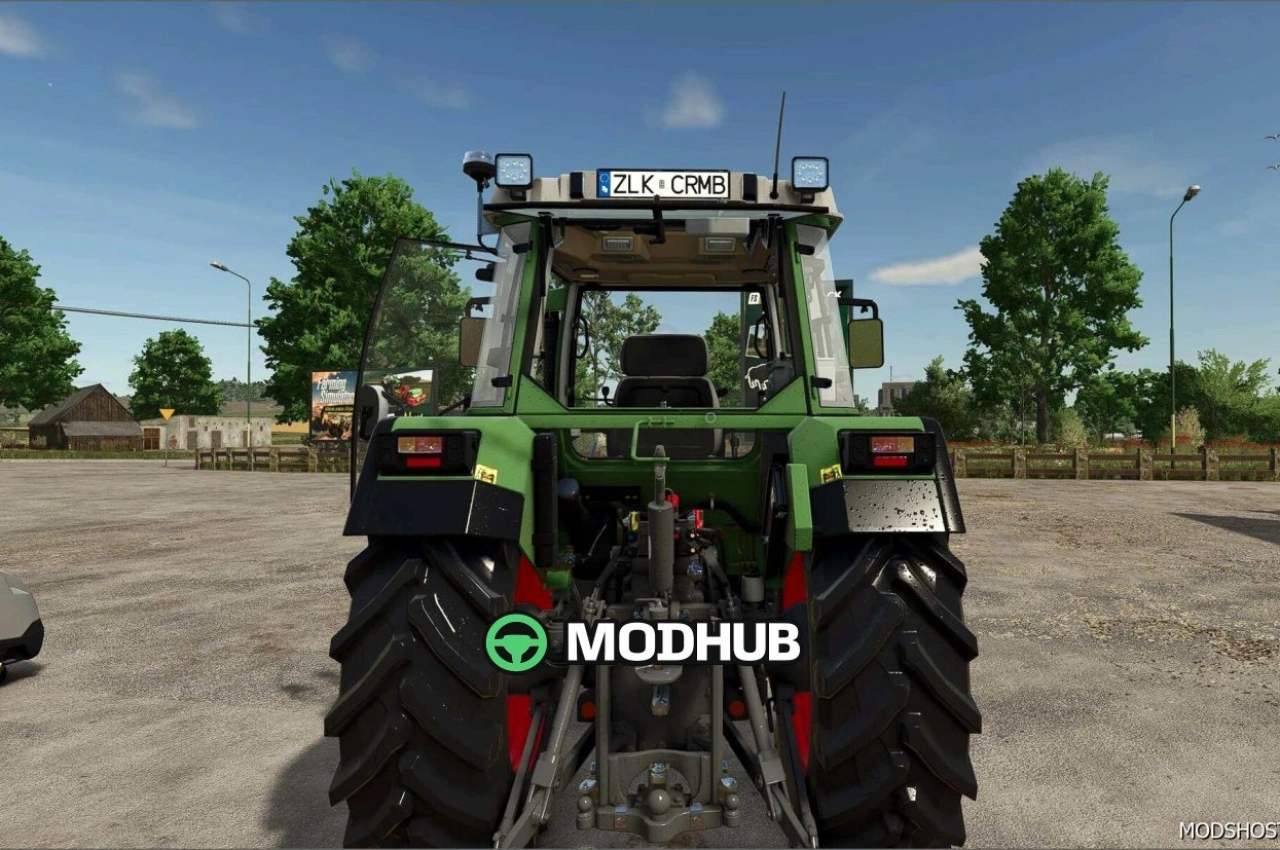 Трактор Fendt 380 GTA Realistic Edition для Farming Simulator 25