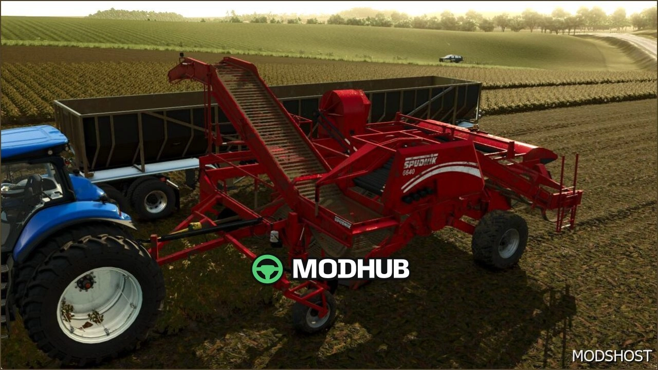 Комбайн для картоплі Spudnik 6160 та 6640 для Farming Simulator 25