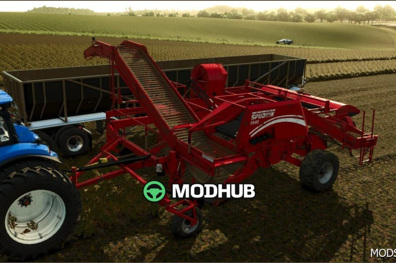 Комбайн для картоплі Spudnik 6160 та 6640 для Farming Simulator 25