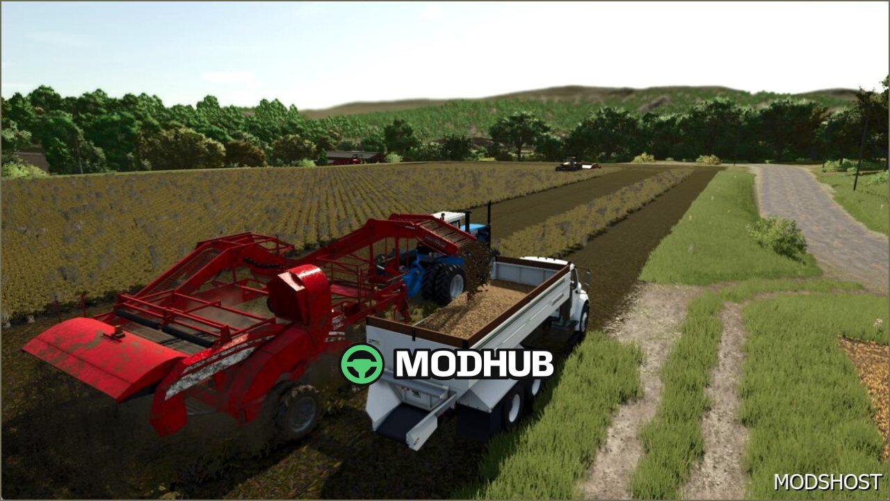 Комбайн для картоплі Spudnik 6160 та 6640 для Farming Simulator 25