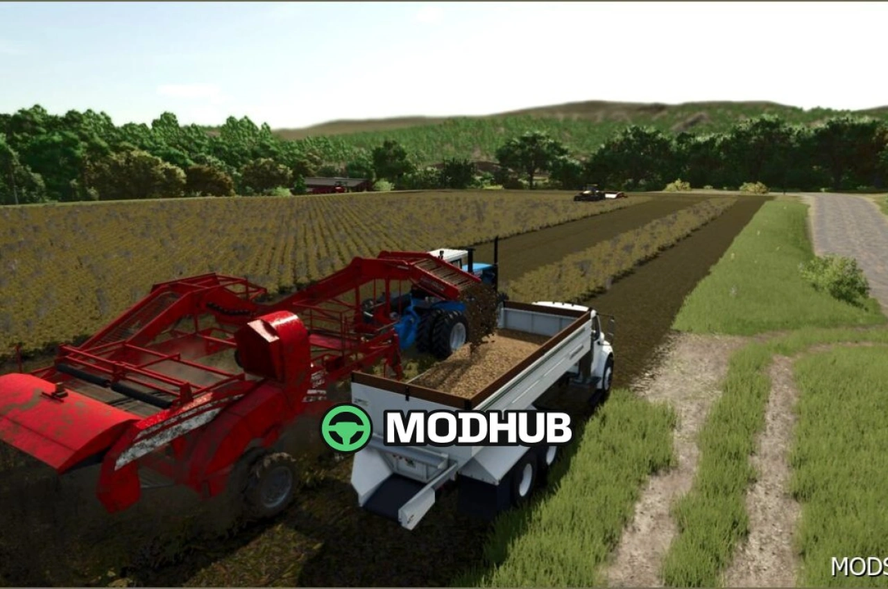 Комбайн для картоплі Spudnik 6160 та 6640 для Farming Simulator 25