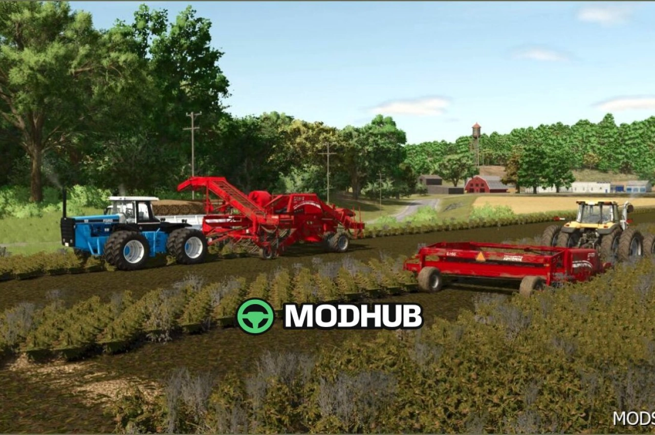 Комбайн для картоплі Spudnik 6160 та 6640 для Farming Simulator 25