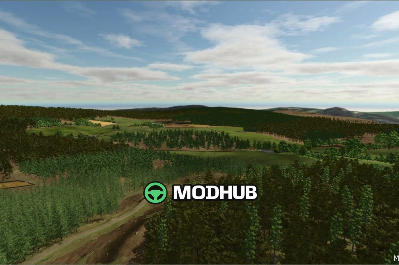 Карта Clocaenog для Farming Simulator 25