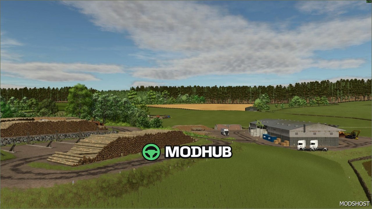 Карта Clocaenog для Farming Simulator 25