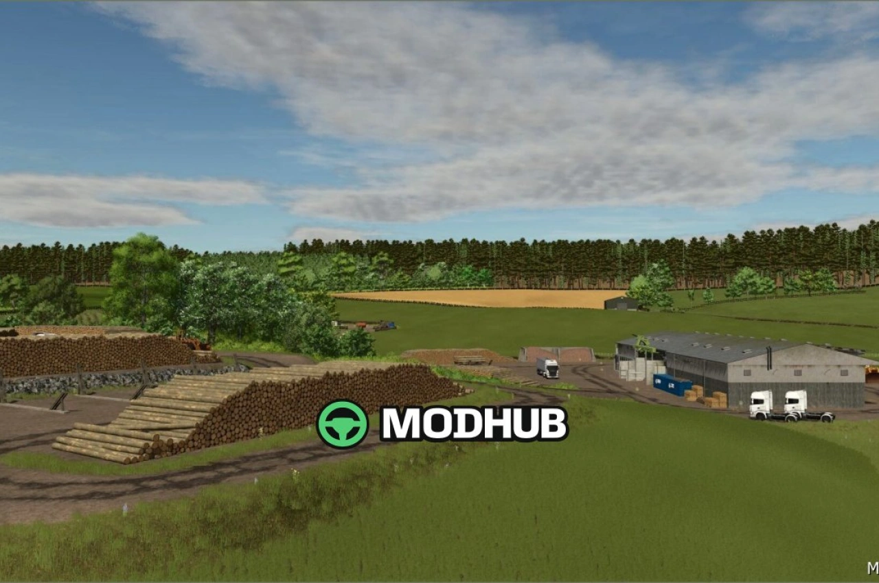 Карта Clocaenog для Farming Simulator 25