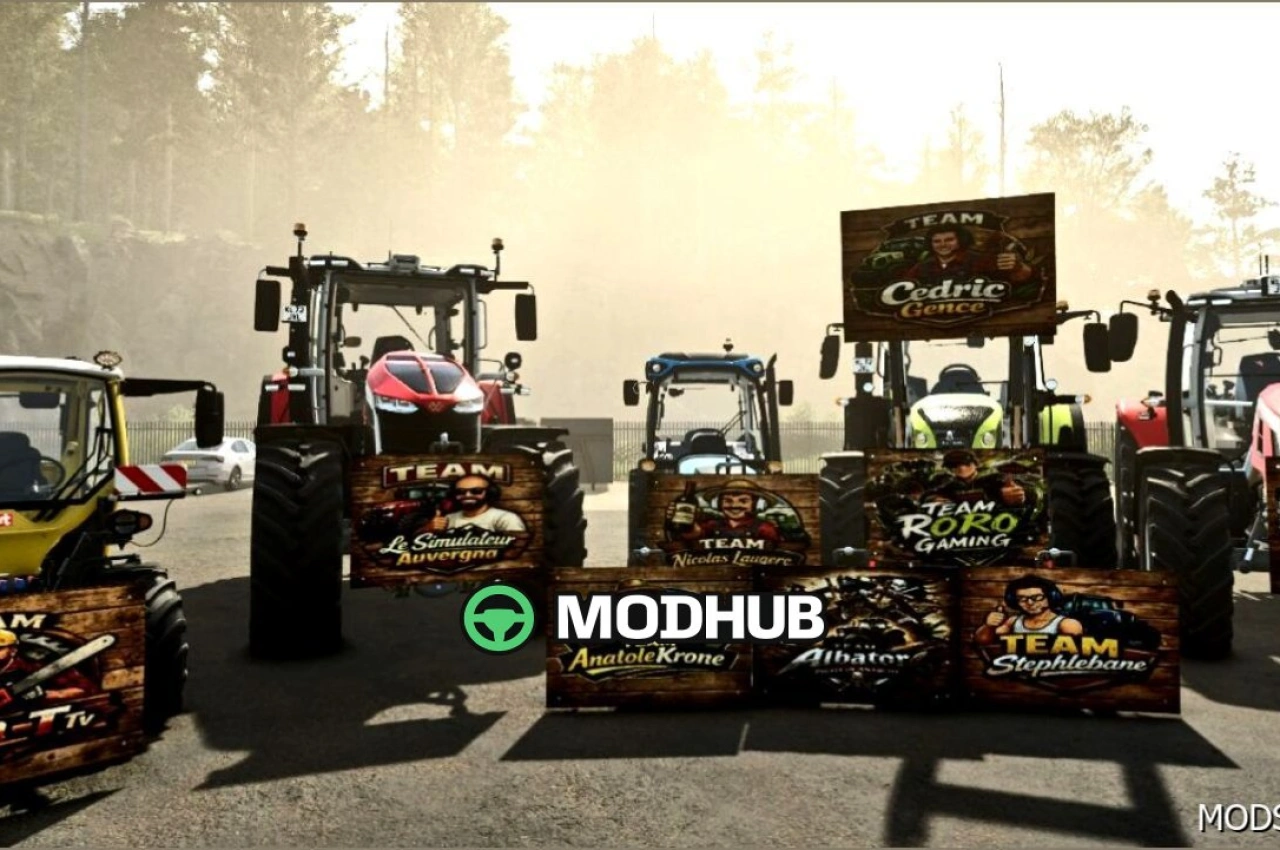 Skin Support Your Streamer Signs #3 do Farming Simulator 25