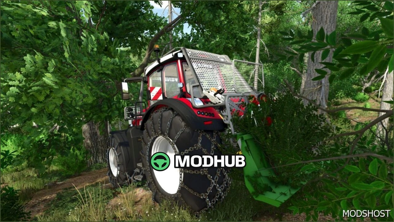 Трактор Fendt 900 Vario Forest для Farming Simulator 25
