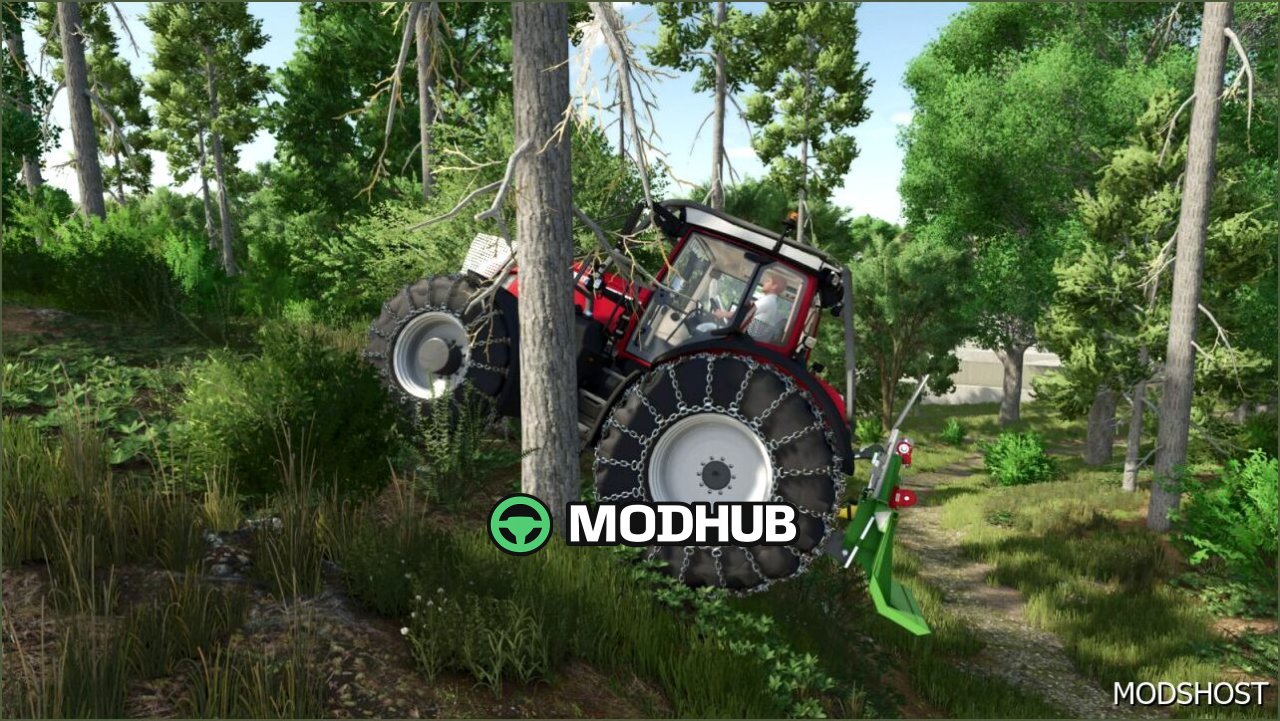 Трактор Fendt 900 Vario Forest для Farming Simulator 25
