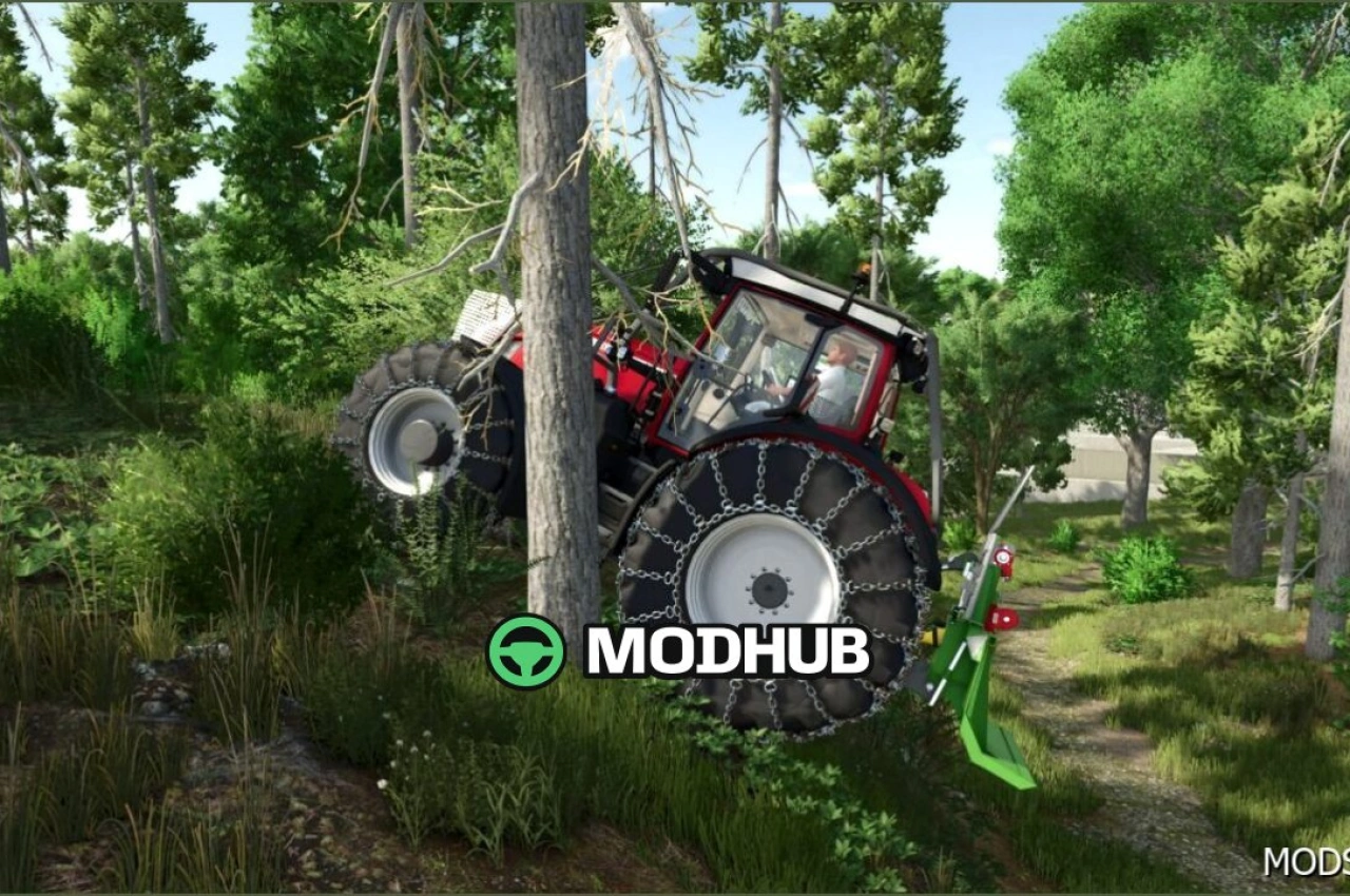 Трактор Fendt 900 Vario Forest для Farming Simulator 25