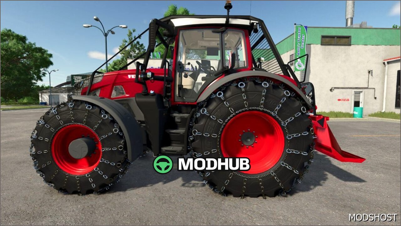Трактор Fendt 900 Vario Forest для Farming Simulator 25
