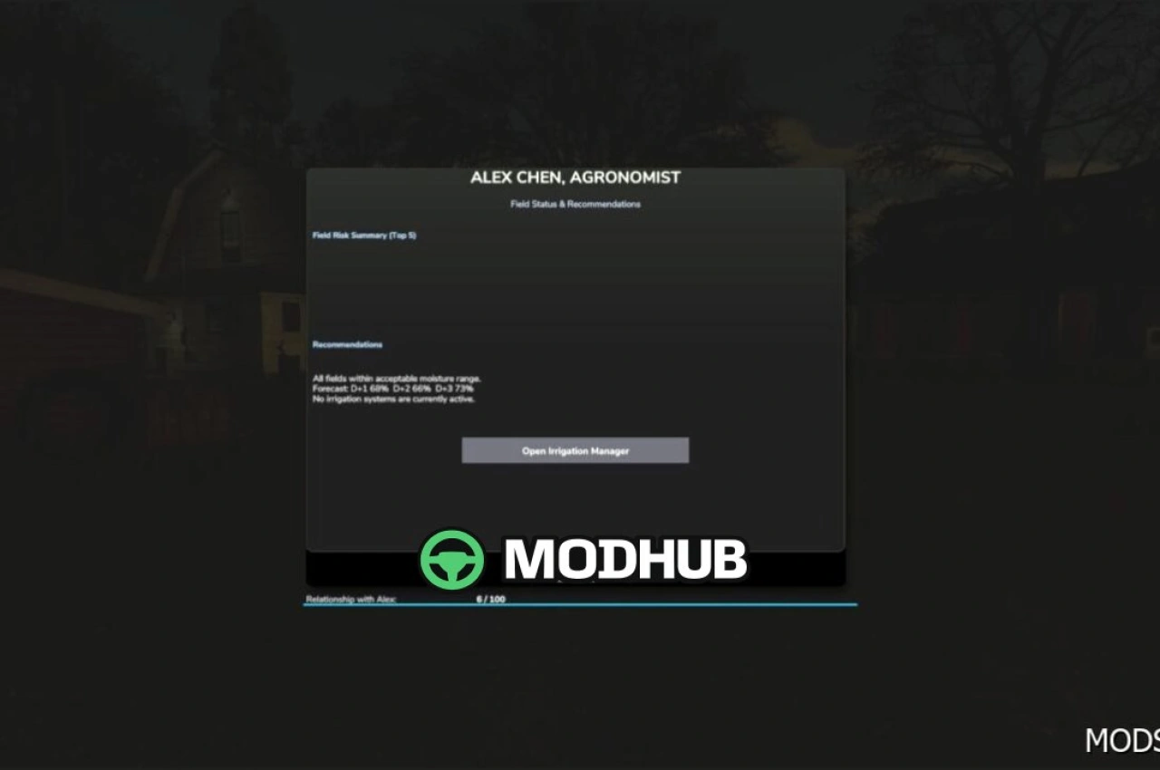 Мод Seasonal Crop Stress V1.0.7 для Farming Simulator 25