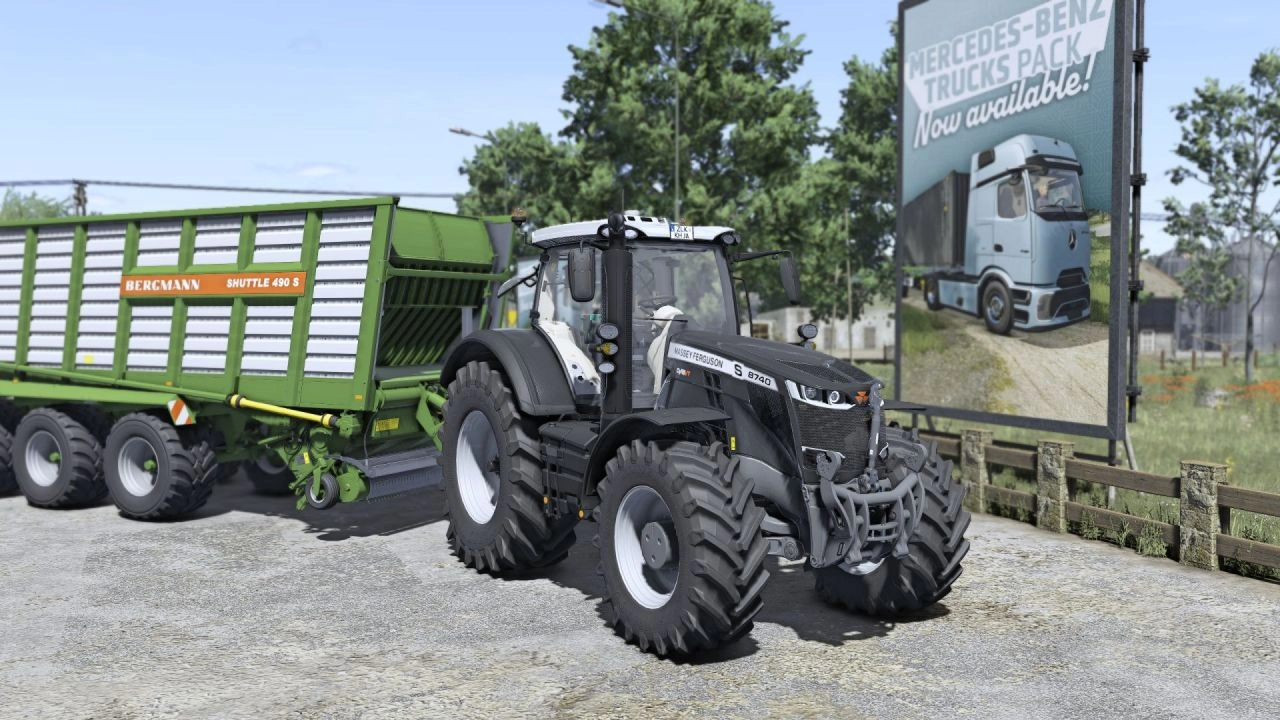 Traktor Massey Ferguson 8700S für Farming Simulator 25