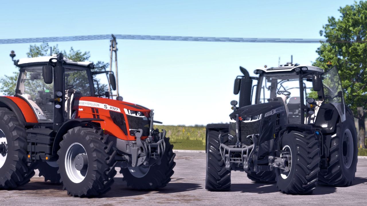 Tractor Massey Ferguson 8700S for Farming Simulator 25