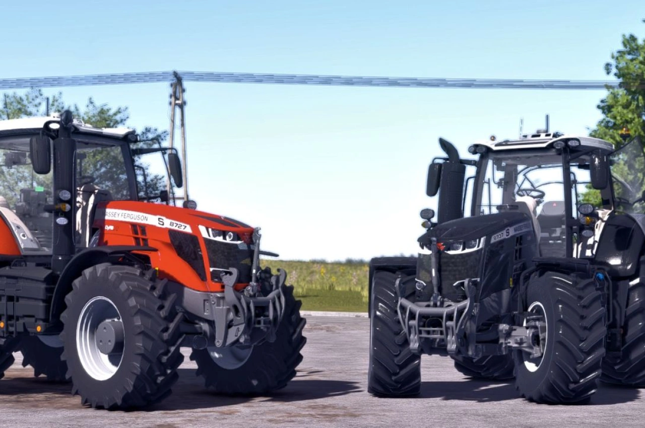 Traktor Massey Ferguson 8700S für Farming Simulator 25