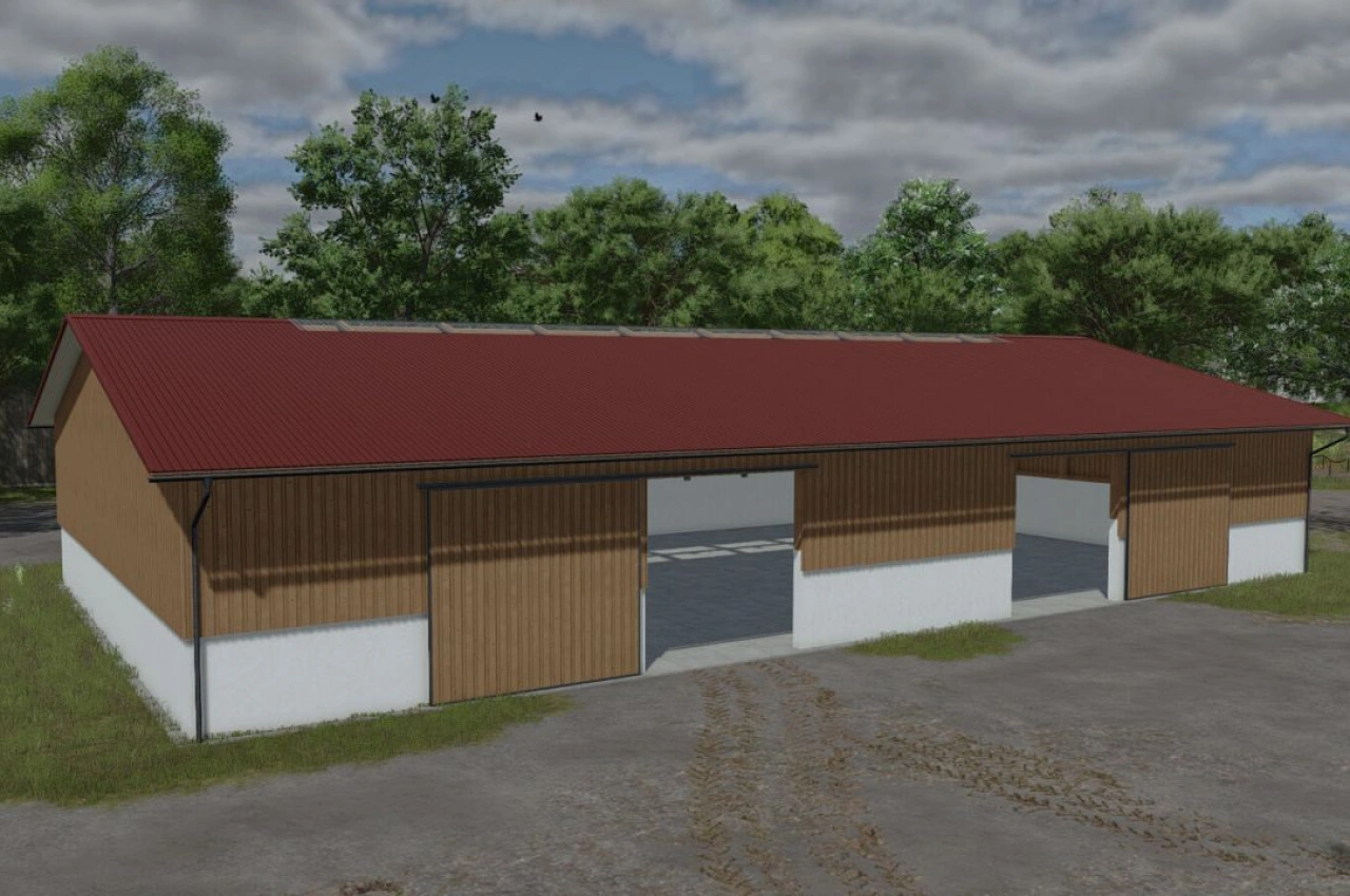 Zestaw hal systemu bawarskiego do Farming Simulator 25