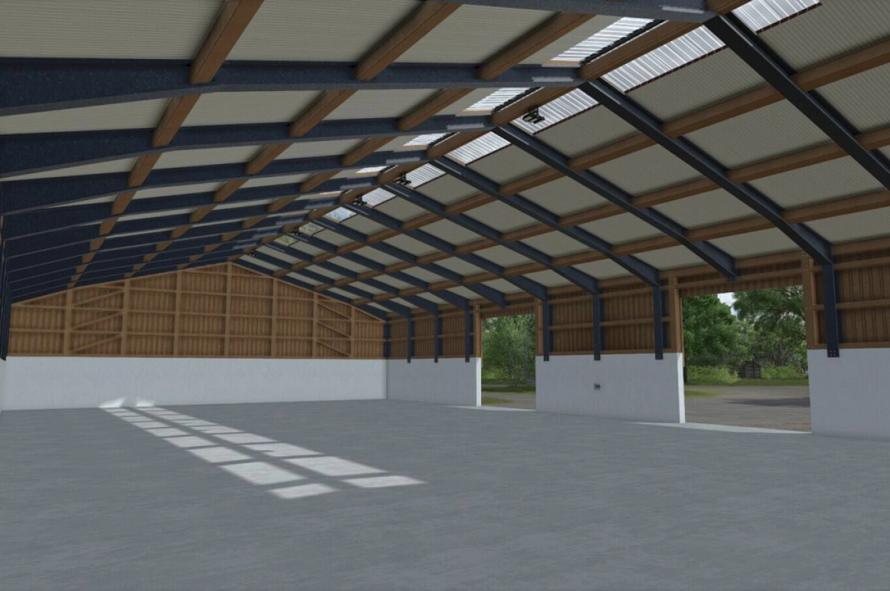 Zestaw hal systemu bawarskiego do Farming Simulator 25