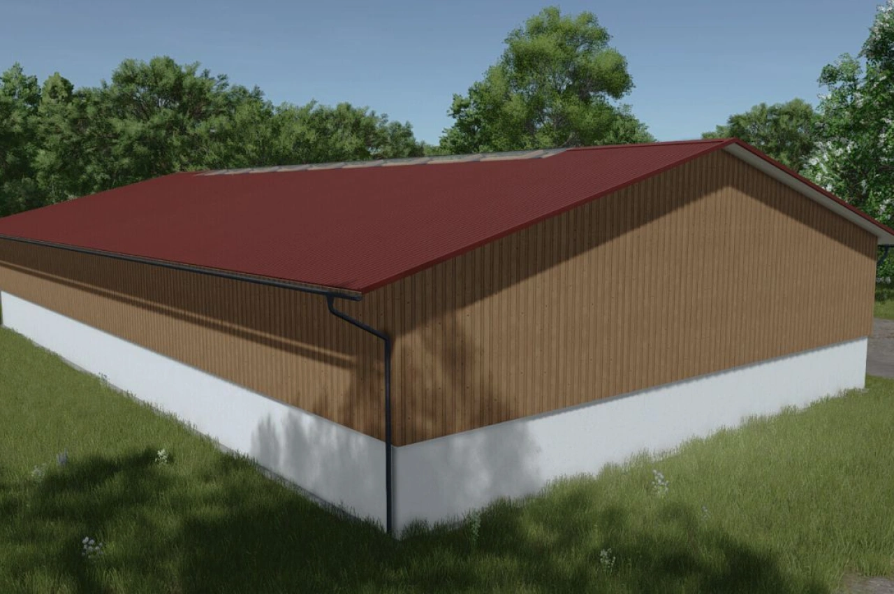 Zestaw hal systemu bawarskiego do Farming Simulator 25