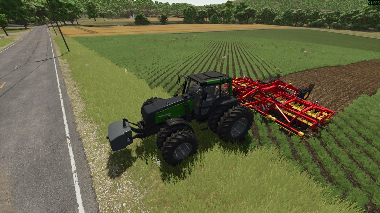 Трактор Valtra 8750 CVT для Farming Simulator 25
