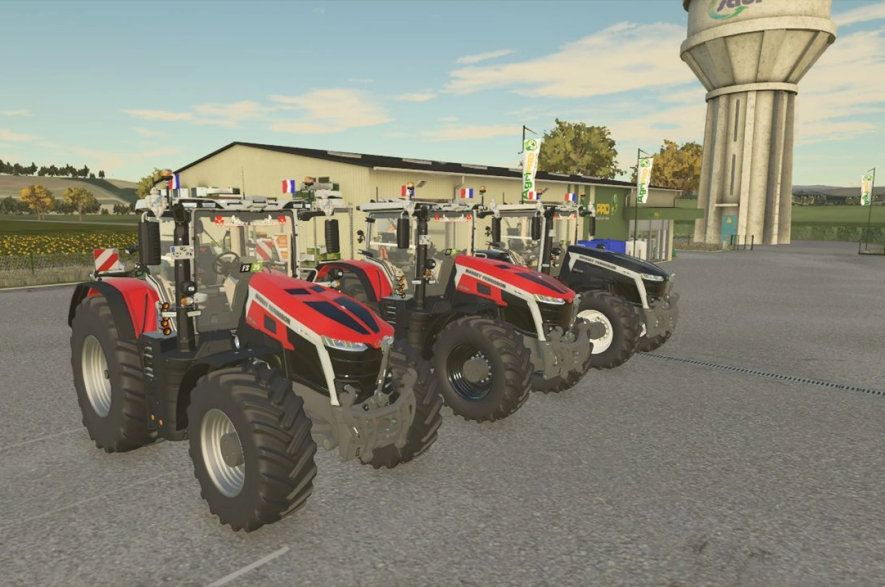 Traktor Massey Ferguson 9S do Farming Simulator 25