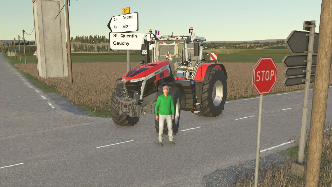 Traktor Massey Ferguson 9S für Farming Simulator 25