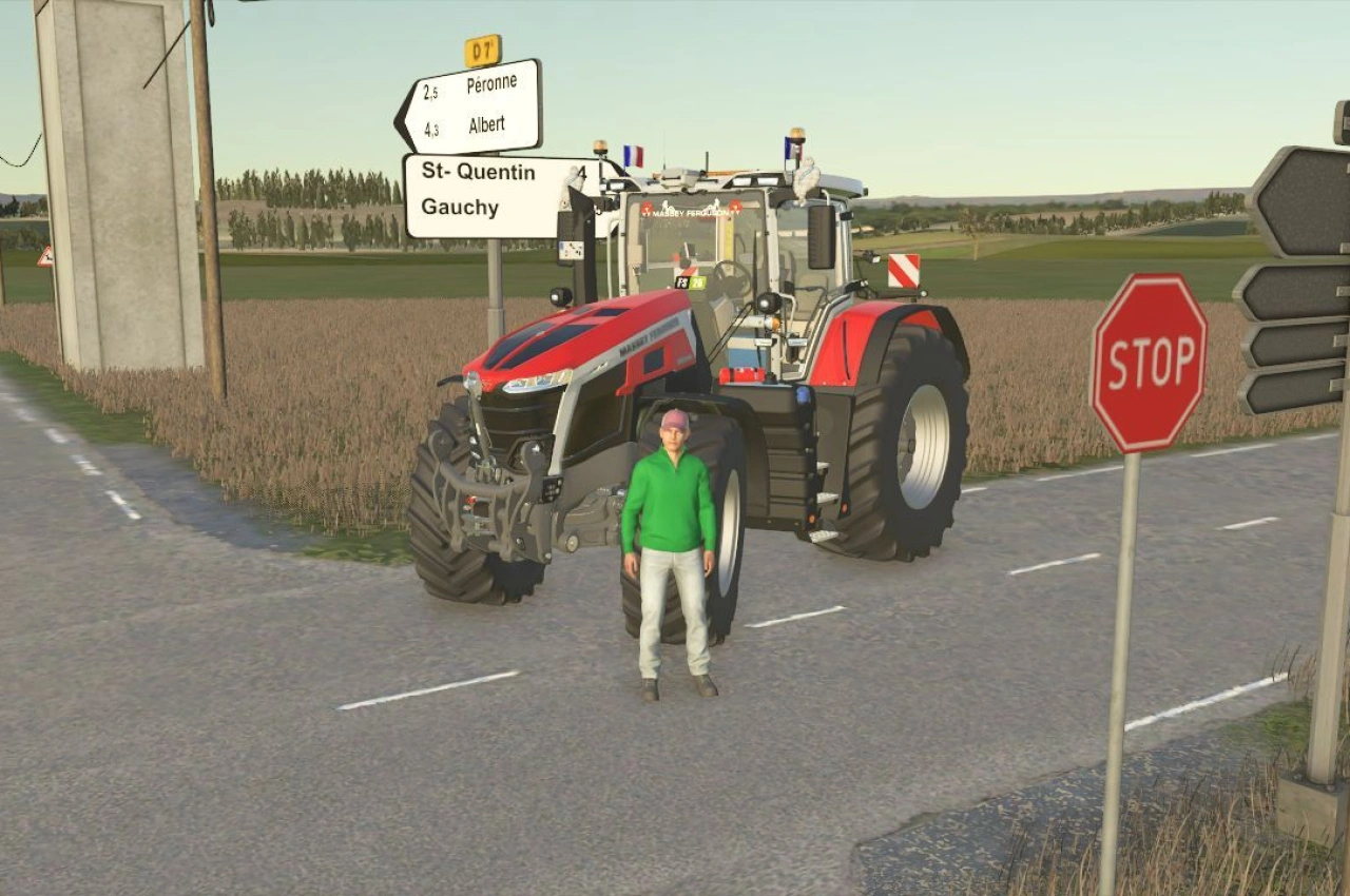 Traktor Massey Ferguson 9S do Farming Simulator 25