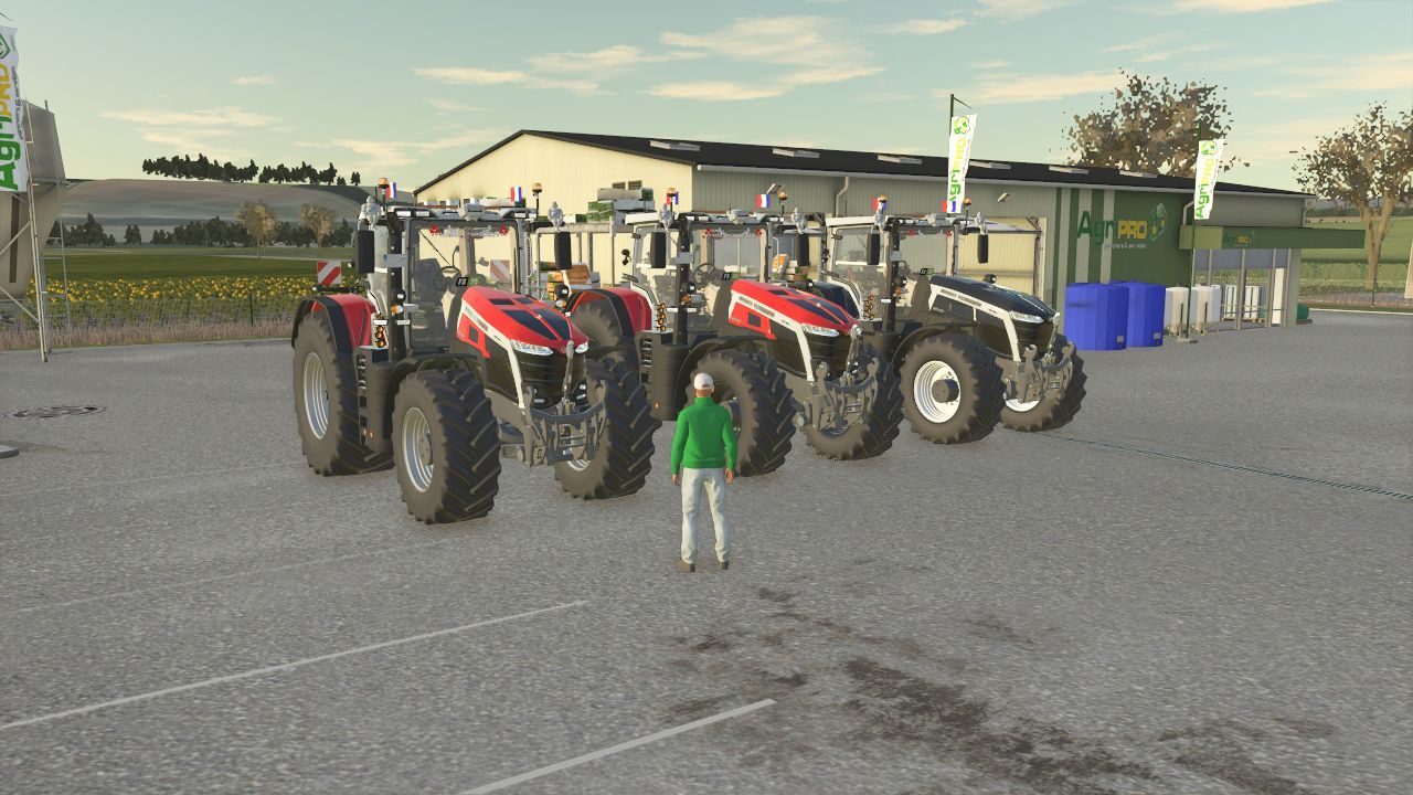 Traktor Massey Ferguson 9S für Farming Simulator 25