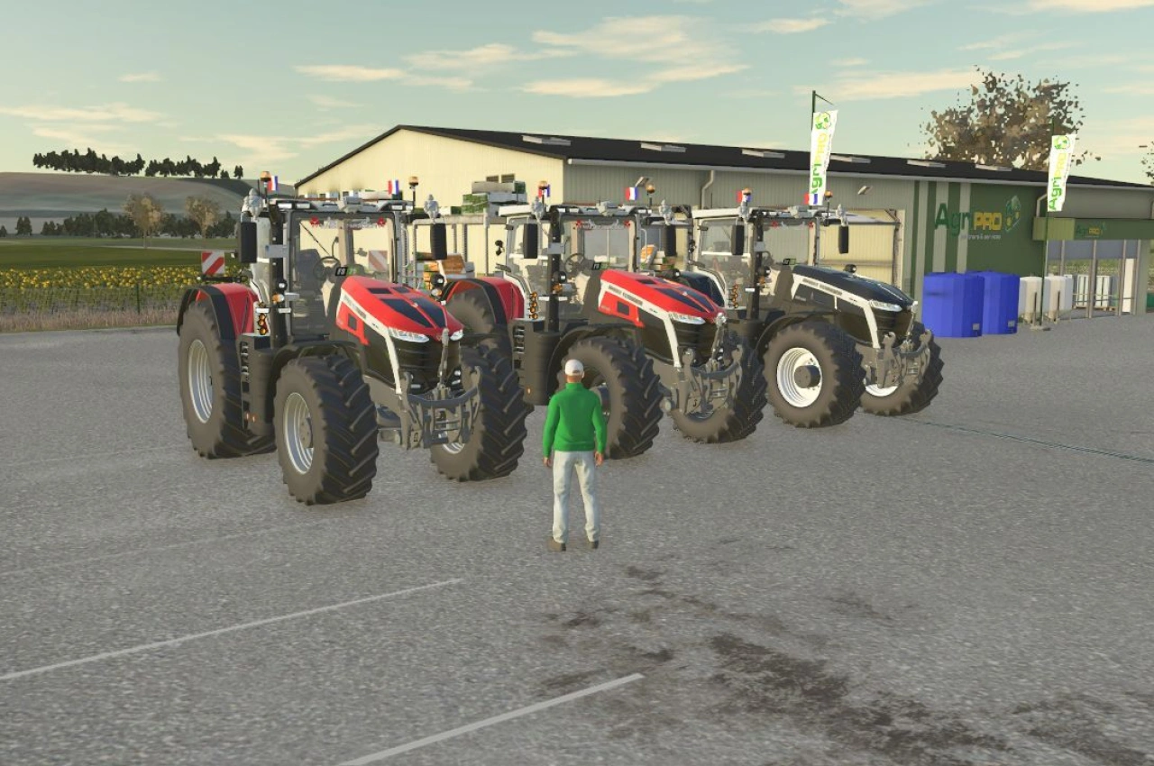 Traktor Massey Ferguson 9S do Farming Simulator 25