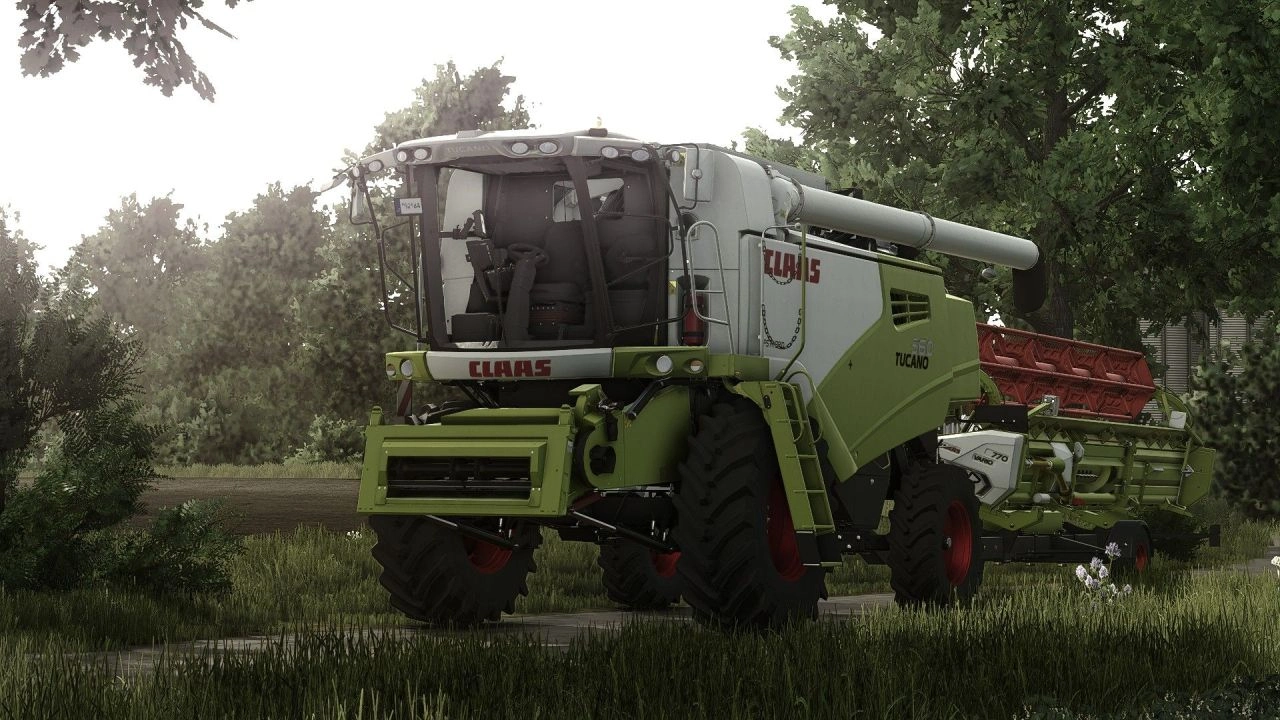 Harvester Claas Tucano 560-580 for Farming Simulator 25