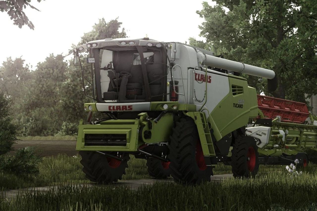 Harvester Claas Tucano 560-580 for Farming Simulator 25