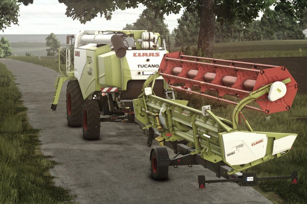 Harvester Claas Tucano 560-580 for Farming Simulator 25