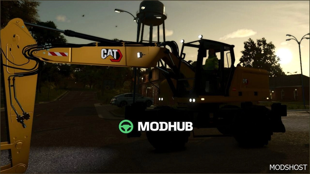 Екскаватор CAT M322 V1.4 для Farming Simulator 25