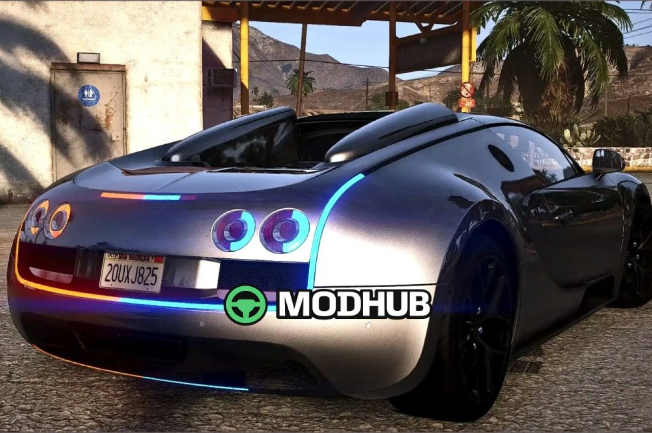 Автомобіль Bugatti Veyron GL Customs для GTA 5