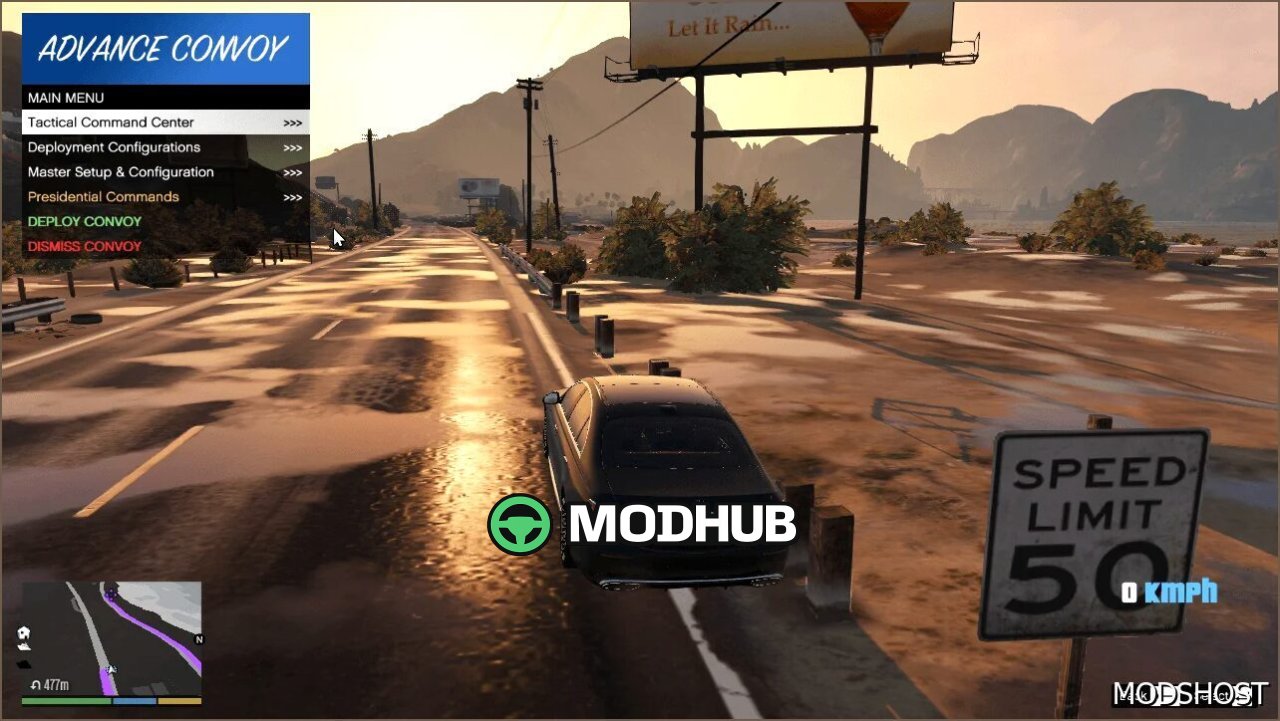 Скрипт мод Advance Convoy для GTA 5