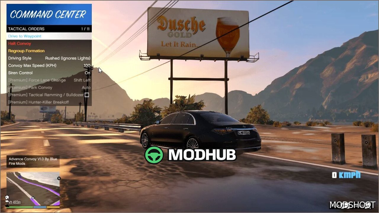 Скрипт мод Advance Convoy для GTA 5