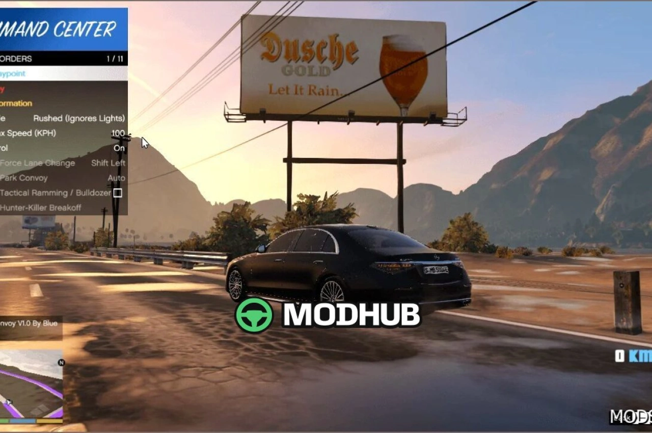 Скрипт мод Advance Convoy для GTA 5