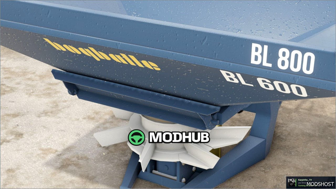 Розкидач добрив Bogballe BL600 для Farming Simulator 25