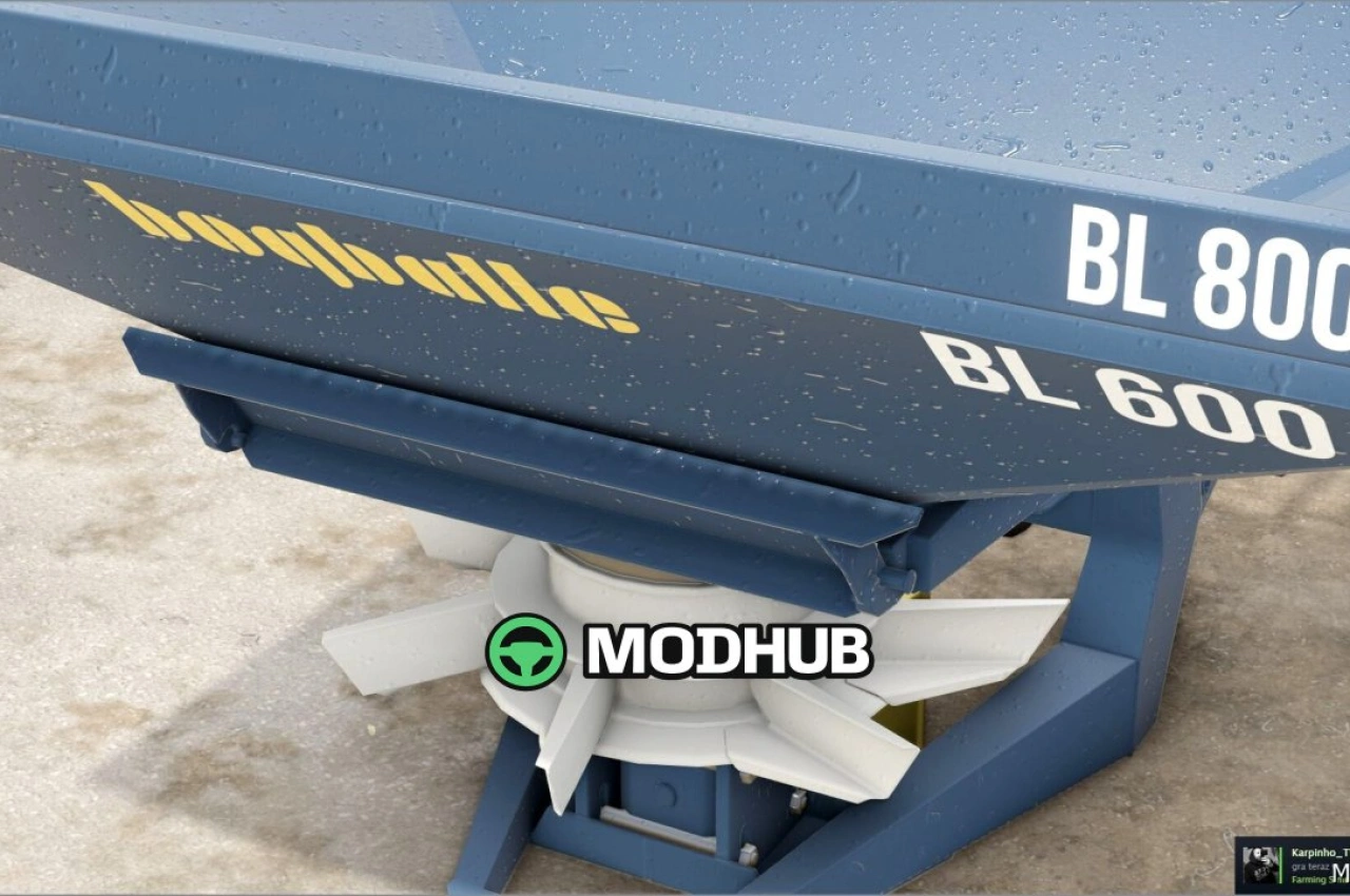 Розкидач добрив Bogballe BL600 для Farming Simulator 25