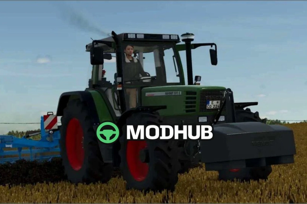 Трактор Fendt 500 Favorit V1.1 для Farming Simulator 25