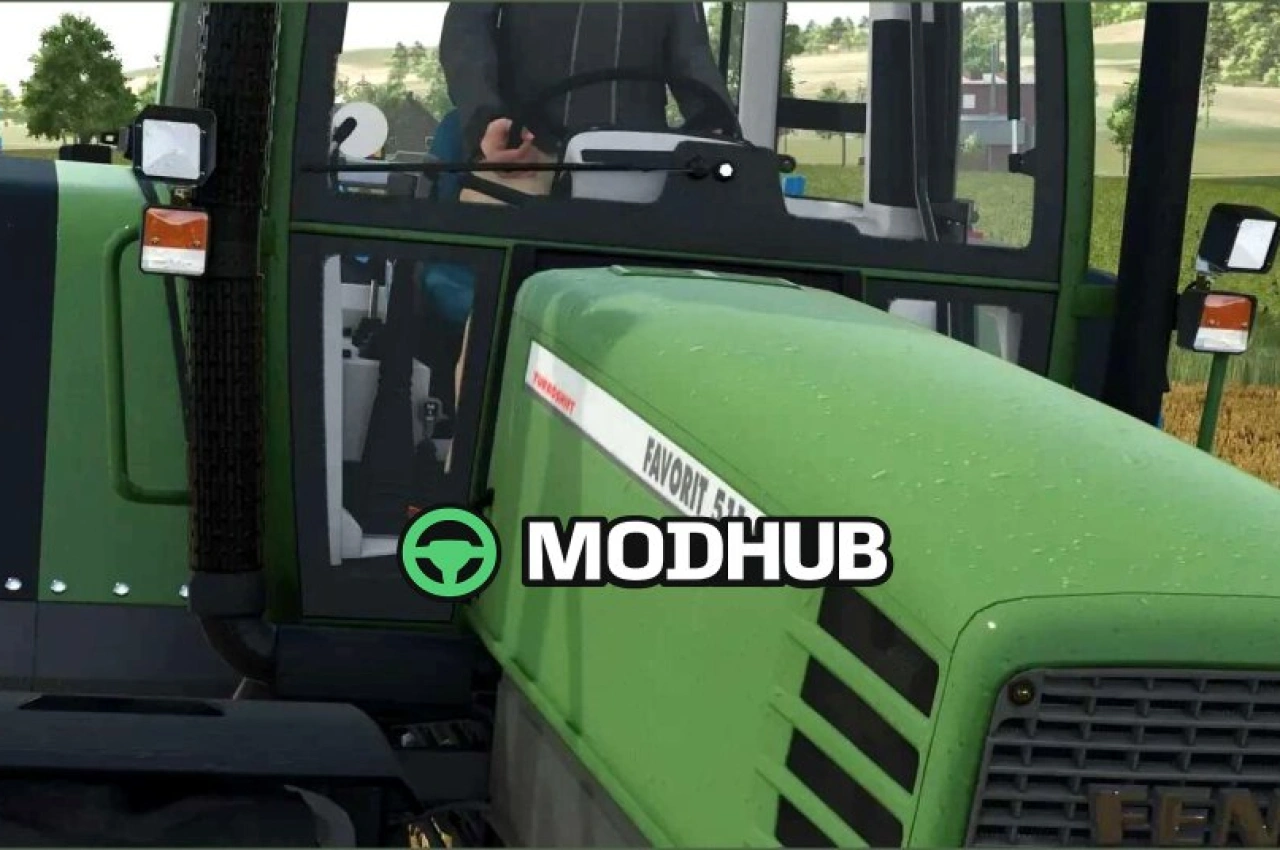 Трактор Fendt 500 Favorit V1.1 для Farming Simulator 25