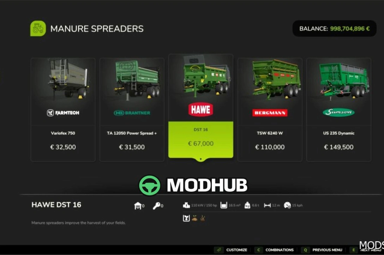 Пакет основного виробництва V1.0.0.3 для Farming Simulator 25