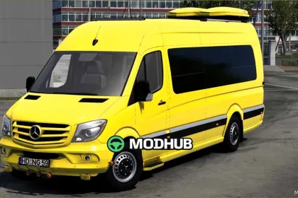 Автомобіль Mercedes Benz Sprinter Airstream для Euro Truck Simulator 2