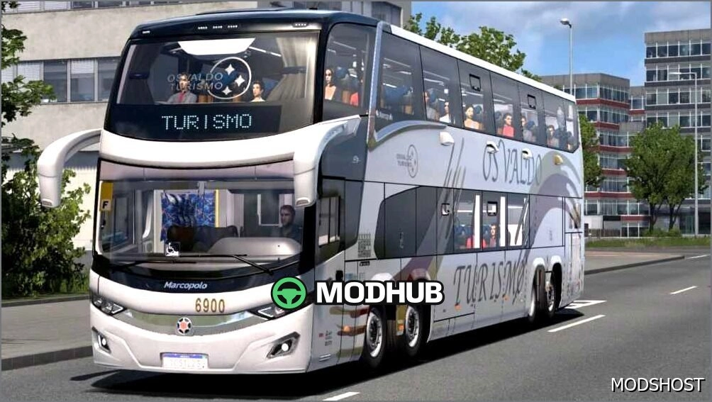 Автобус Marcopolo NEW G7 1800 для Euro Truck Simulator 2