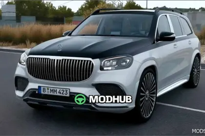 Автомобіль Mercedes Benz GLS Maybach 2023 для Euro Truck Simulator 2