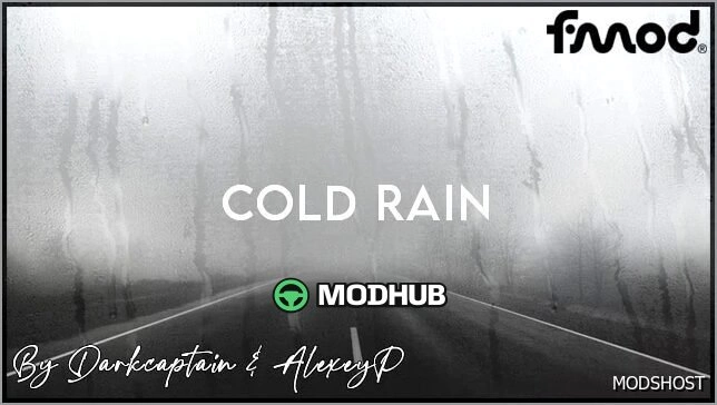Мод погоди Cold Rain V0.48 для Euro Truck Simulator 2