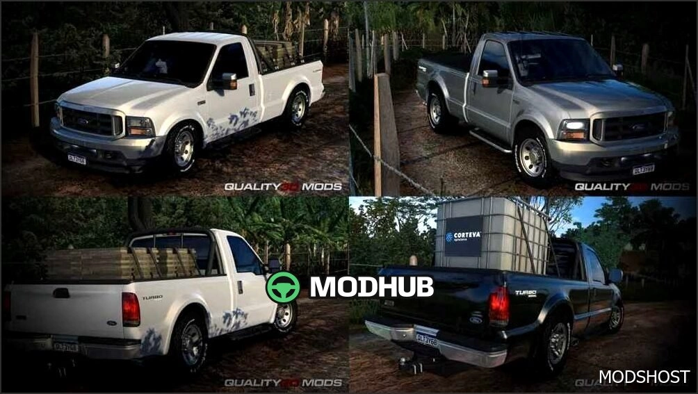 Автомобіль Ford F250 для Euro Truck Simulator 2
