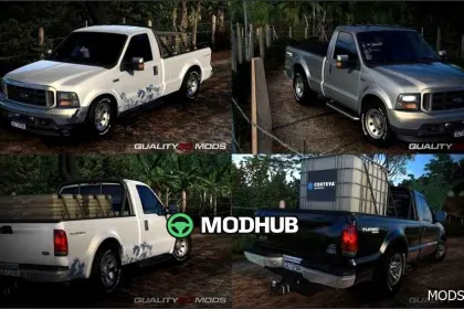 Автомобіль Ford F250 для Euro Truck Simulator 2