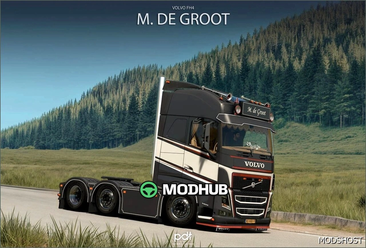 Lkw Volvo FH4 M.DE Groot V15.0 für Euro Truck Simulator 2