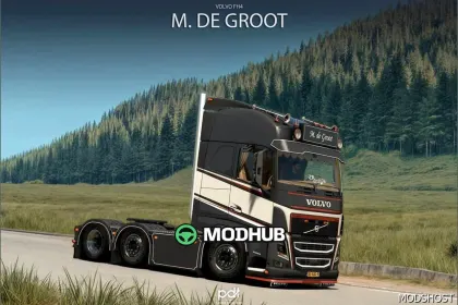 Вантажівка Volvo FH4 M.DE Groot V15.0 для Euro Truck Simulator 2